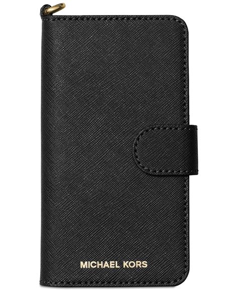 michael kors hoesje iphone x|Saffiano Leather Folio Phone Case for iPhone X .